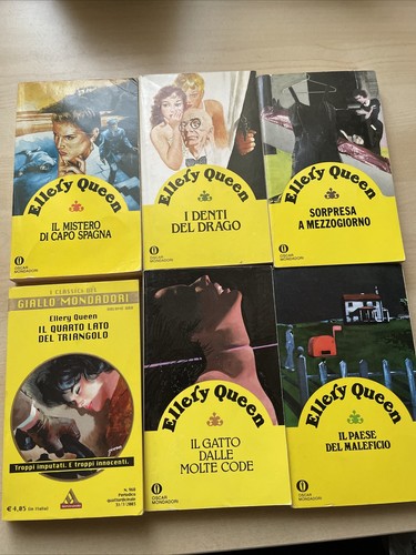Lotto ellery queen libri - queen, 6