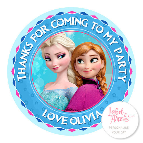Adesivi personalizzati frozen - adesivi,