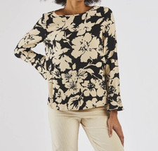 Casacca a fantasia panna e