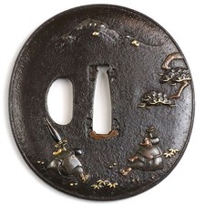 Antica guardia spada samurai