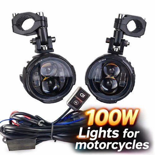 Coppia 100w fari - per, moto