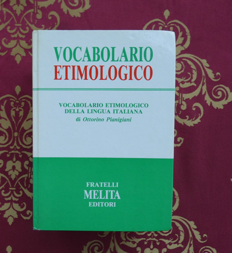 Vocabolario etimologico della - vocabolario,