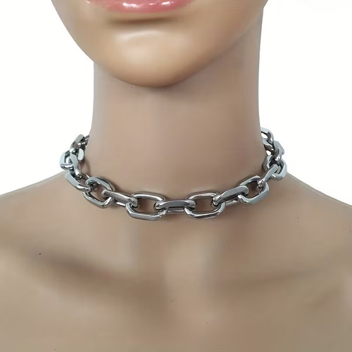 Collana catena spessa leggera