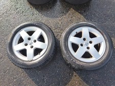 2 cerchi in lega originali Peugeot 207 15 pollici 6x15 ET23 Monaco