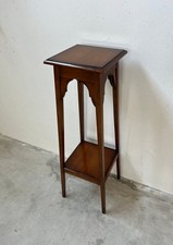 MOBILE PORTA LAMPADA / PORTA VASI-PIANTE  IN LEGNO CLASSICO NOCE VINTAGE