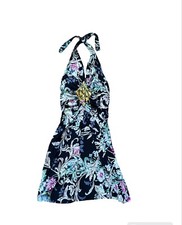 Abito Estivo Smanicato Fantasia Floreale Taglia XS Donna