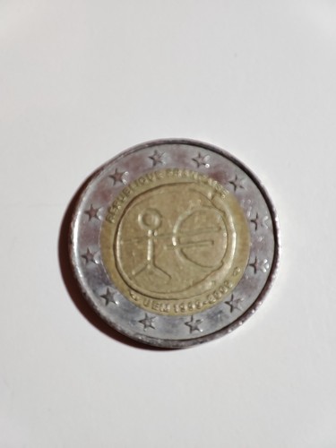 Moneta euro francia - moneta, 2