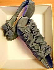 PITTARELLO SCARPE DONNA TACCO ALTO SPILLO 11,5 RETE NERO TULLE TRASPARENTE MIS39