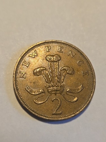 Moneta pence 1980 - 2, nuova
