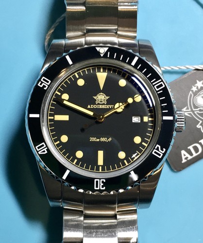 Addiesdive vintage 39mm diver - addiesdive,