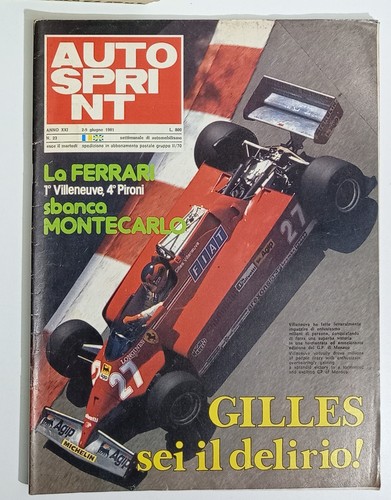 91599 autosprint 1981 xxi - a.,
