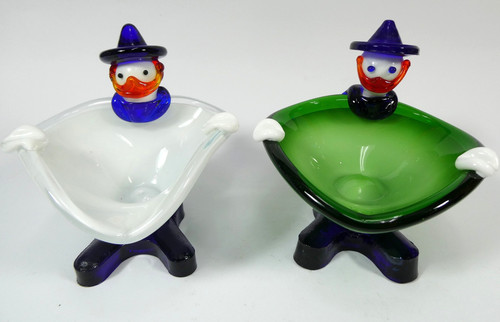 Mid century murano pagliaccio - murano,