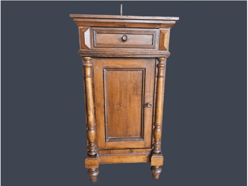 Comodino noce integro - comodino,