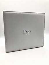 Autentica scatola profumi DIOR bianca ecopelle testurizzata 9X8X4 coperchio attaccato