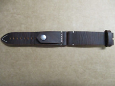 Cinturino orologio ZENITH Pilot Type 20 Ltd pelle marrone 23mm x 21mm 115mm + 80mm