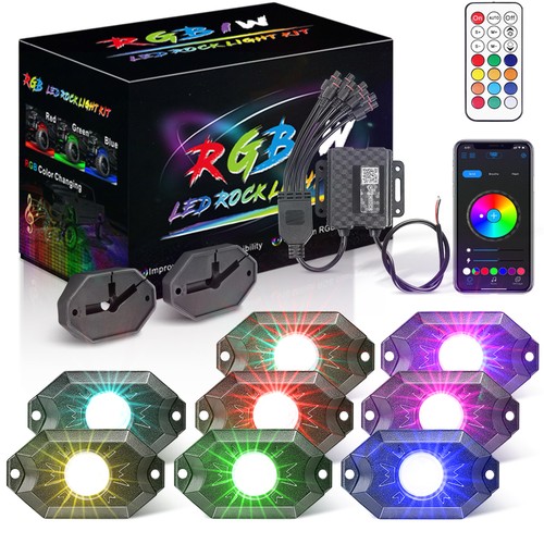 Kit luci roccia led rgb - roccia, neon