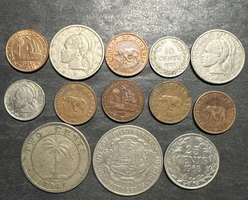 Collezione monete liberia - monete,