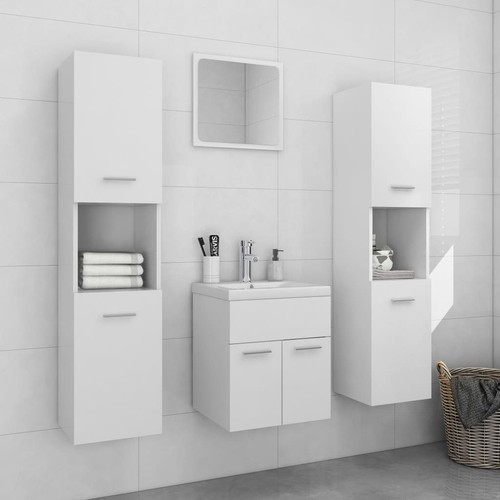Set mobili bagno bianco in - mobili,