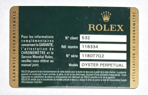 Rolex datejust 116334 verde - ii,