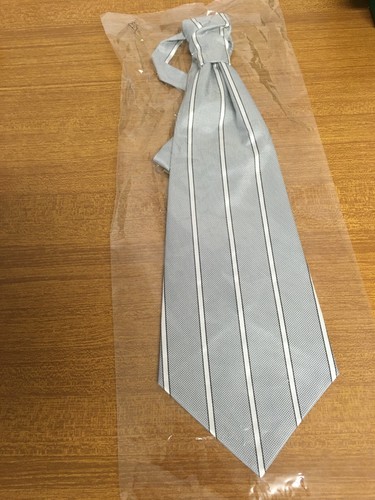 Cravatta tie grigio - cravatta/tie, perla