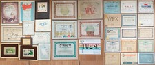 Certificati radioamatori, 32 pezzi, da tutto il mondo, dal 1950 al 1991