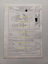 Motobi 48 Cicloscooter 1964 agg 1967 scheda omologazione DGM Motorizz. Facsimile