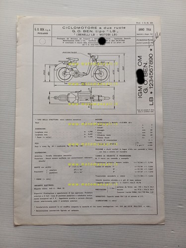 Motobi cicloscooter 1964 - motobi, 48