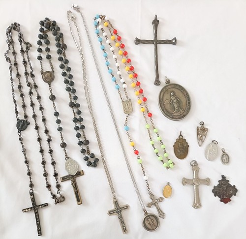 Collana rosario antica vintage