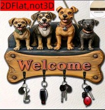 Cartello di benvenuto cane in