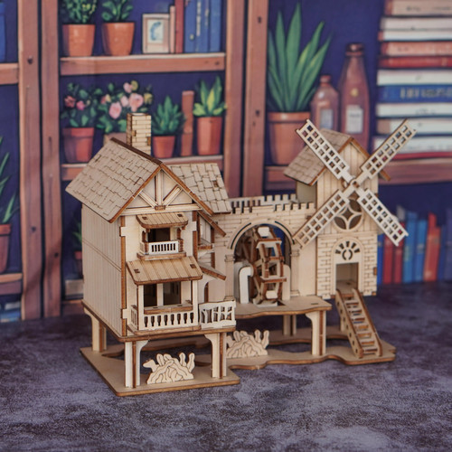 Puzzle legno mulini a - mulini,