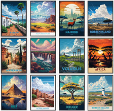 Poster Vintage Viaggio Africa