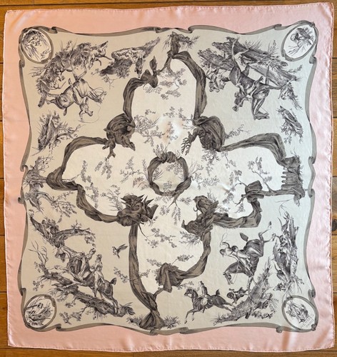 Sciarpa vintage hermes - sciarpa, "toile