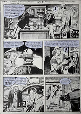 TEX tavola originale di M. DOTTI "Tiratori Scelti"  638-43