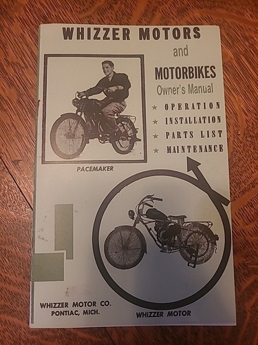 Whizzer pacemaker manuale - whizzer,