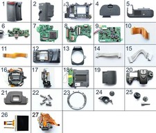 Nikon D80 DSRL parti di