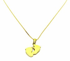 18k Yellow Gold 750/1000 Foot