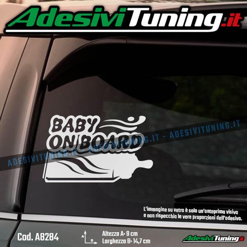 Adesivo baby board con - baby,