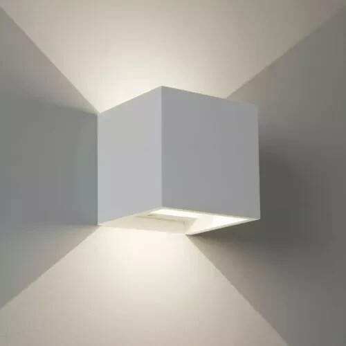 Applique cubo led faretto - applique,