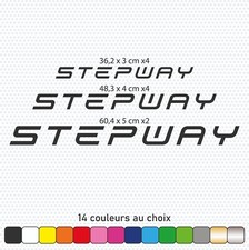STEPWAY - 10 Stickers Vinyles