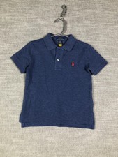 Polo Ralph Lauren Polo Shirt Ragazzo 2T Blu Manica Corta Classica Pony Logo Bambini