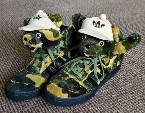 Adidas jeremy scott camo - scott, bear