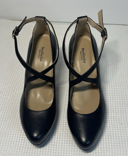 Nero giardini leather - giardini, platform