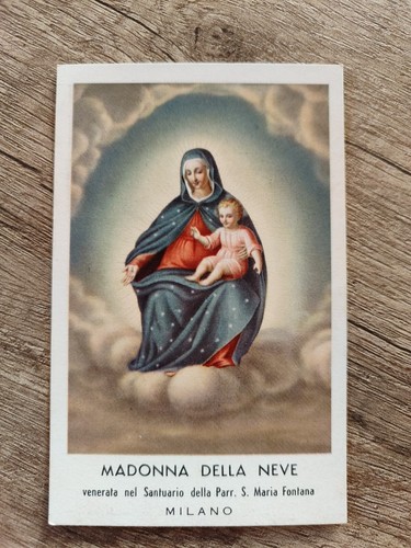 Madonna della neve - della, card