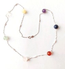 Collana in argento 925 chakra