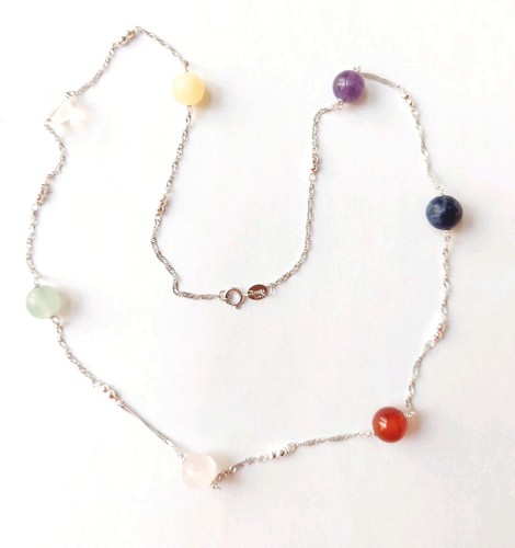 Collana argento 925 - argento, chakra
