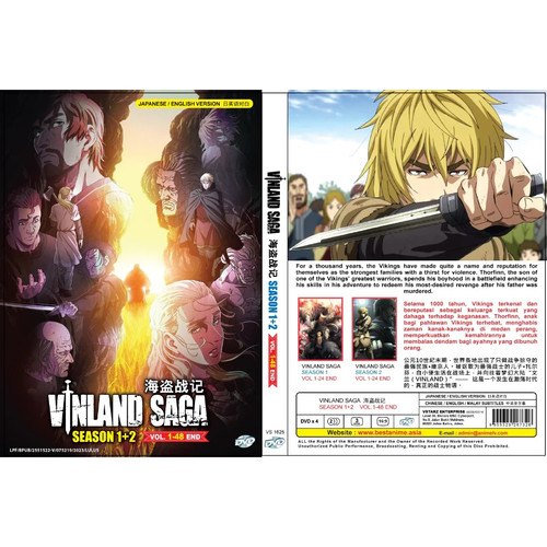 Dvd vinland saga - vinland, 1+2