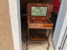 tavolino francese epoca 1880 originale specchiera portaoggetti arredo hotel
