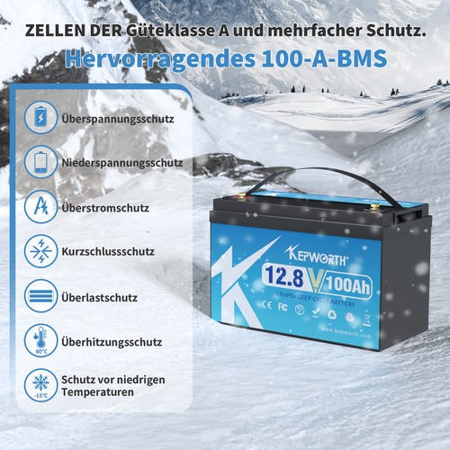 Batteria litio 12v 100ah - batteria, al