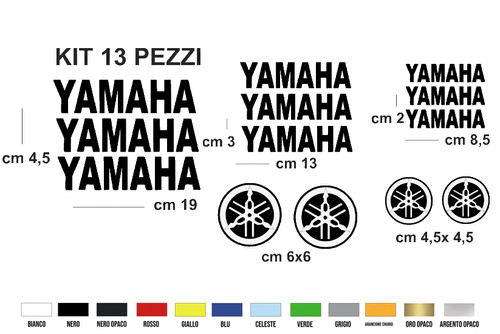 Adesivi yamaha prespaziati - adesivi, 13