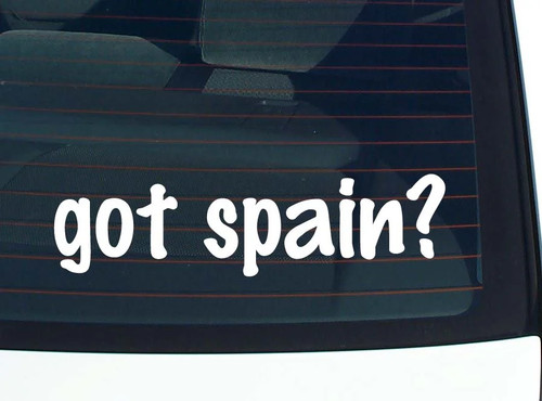 Got spain decalcomania auto - spain?,